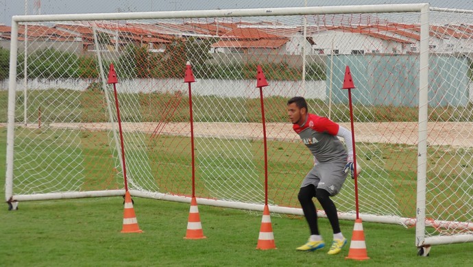 Fernando Henrique goleiro América-RN (Foto: Jocaff Souza)