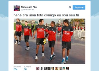 Perfil Nenê Vasco Twitter (Foto: Reprodução / Twitter)