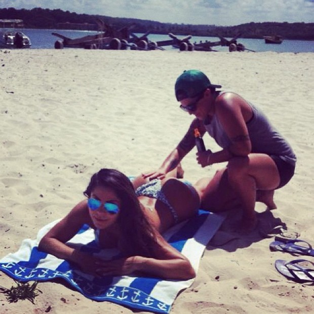 Thammy Miranda e a namorada, Andressa (Foto: Instagram / Reprodução)