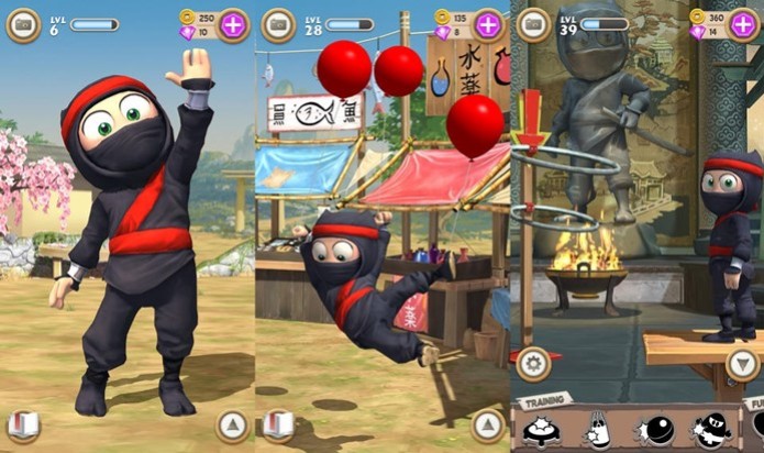 Clumsy Ninja (Foto: Reprodução) Clumsy Ninja (Foto: Reprodução)