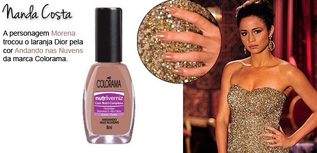 Nanda Costa trocou o Dior de R$ 74 por um Colorama básico (Foto: Divulgação) Nanda Costa trocou o Dior de R$ 74 por um Colorama básico (Foto: Divulgação)