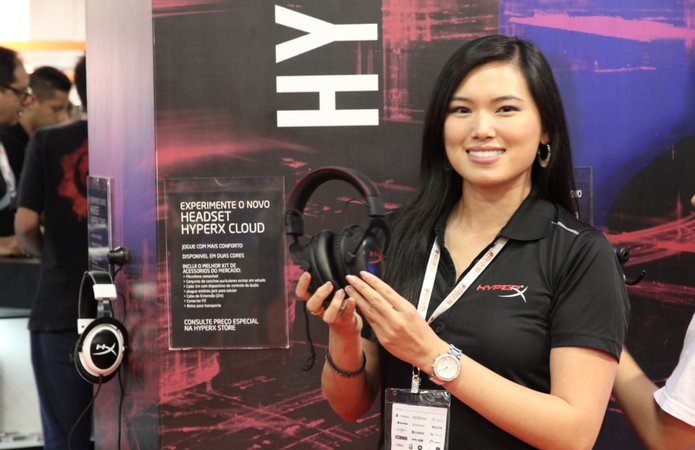 Annie Leung, diretora global de marketing da HyperX (Foto: Matheus Vasconcellos / TechTudo) Annie Leung, diretora global de marketing da HyperX (Foto: Matheus Vasconcellos / TechTudo)