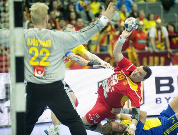 Suécia vence a Macedônia no Pré-Olímpico de handebol (Foto: Reuters)