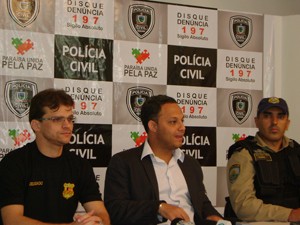 Polícia Civil e Polícia Rodoviária Federal explicam 'Operação 171' (Foto: Taiguara Rangel/G1)