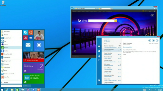 Windows 9 deve priorizar a interface desktop e trazer de volta o menu Iniciar e apps em janelas (Foto: Reprodução/Microsoft) (Foto: Windows 9 deve priorizar a interface desktop e trazer de volta o menu Iniciar e apps em janelas (Foto: Reprodução/Microsoft))