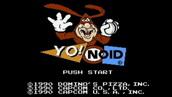 Yo!Noid trazia mascote de pizzaria como personagem principal (Foto: Reprodução/YouTube)