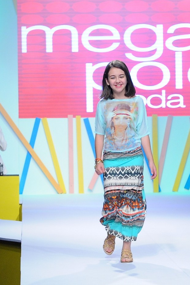 Klara Castanho no Mega Polo Moda 2014-SP (Foto: Francisco Cepeda / AgNews)