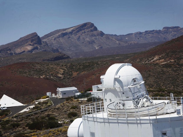 Telescópio Gregor, construído nas Ilhas Canárias (Foto: Desiree Martin/AFP)