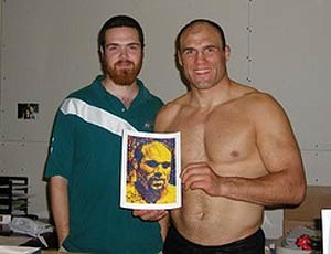 Brad Utterstrom e Randy Couture, MMA (Foto: Reprodução/ Bradutterstrom.com)