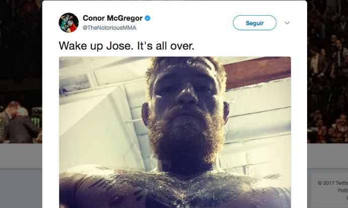 Conor McGregor, Twitter (Foto: Reprodução/Twitter) Conor McGregor, Twitter (Foto: Reprodução/Twitter)