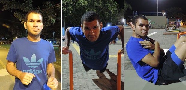 Gustavo hoje corre um hora e faz séries de exercícios aeróbicos todos os dias (Foto: Luna Markman/ G1)