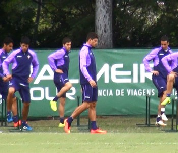 Treino da Fiorentina no Verdão tem Mario Gomez, padrão Fifa e Amaral