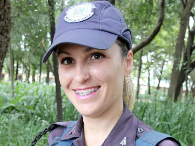 Concurso no Facebook elegeu araraquarense a mais bela guarda municipal do Brasil Araraquara (Foto: Paulo Mantoanelli/Prefeitura de Araraquara)