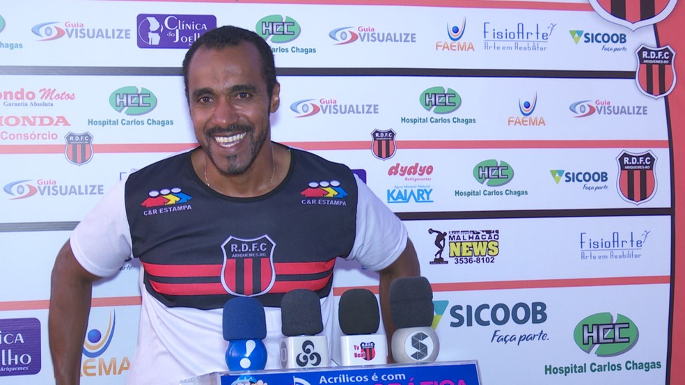 Simônio Veiga, técnico do Real Ariquemes (Foto: Jeferson Guedes)