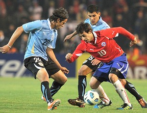 Valdivia Chile x Uruguai (Foto: AFP)