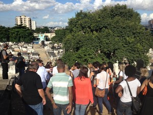 Rio de Janeiro Coronel Paulo Malhães foi enterrado às 15h no Cemitério Municipal de Nova Iguaçu, na Baixada Fluminense (Foto: Arquivo Pessoal/ Manoel Jesus)