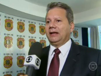 Superintendente regional da PF, Marcelo Diniz, apresentou conclusão do inquérito (Foto: Reprodução/ TV Globo) Superintendente regional da PF, Marcelo Diniz, apresentou conclusão do inquérito (Foto: Reprodução/ TV Globo)