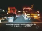 Caminhoneiros param a Anhanguera, em Limeira, durante três horas