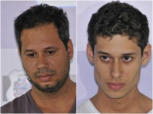Irmãos são presos, suspeitos de arrombamento a caixa eletrônico no Espírito Santo (Foto: Marcos Fernandez/A Gazeta)