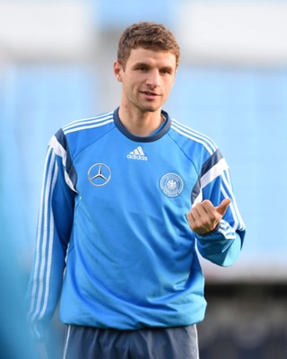 Thomas Müller treino Alemanha (Foto: Reprodução / Facebook)