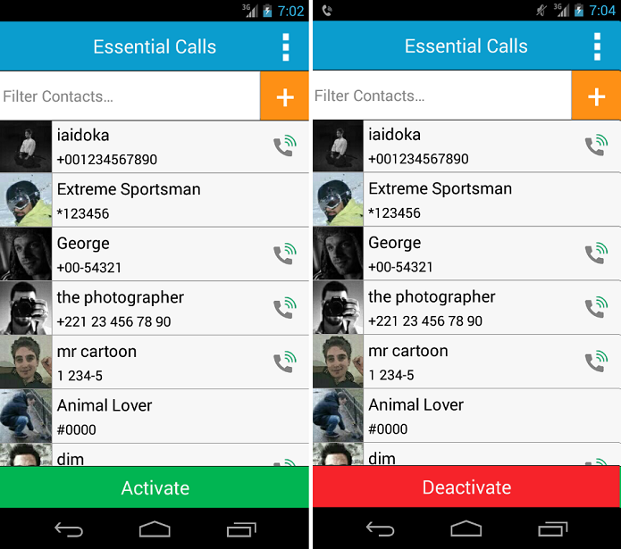 Essential Calls é um app para não perder ligações de contatos importantes (Foto:Reprodução/Essential callas)