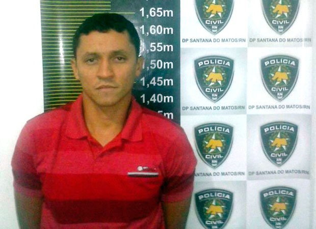 Adevaldo Santos de Oliveira foi preso em São Rafael (Foto: Divulgação/Polícia Civil do RN)
