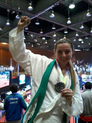 Atleta de Rondônia conquista medalha no Sul-Americano  (Foto: Mônica de Souza/Arquivo Pessoal)