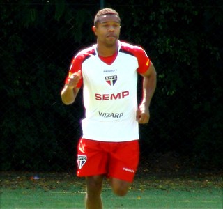 Treino São Paulo Pabon (Foto: Cassio Barco)