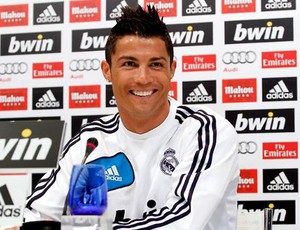 Cristiano Ronaldo na entrevista do Real Madrid (Foto: Divulgação / Site Oficial do Real Madrid)