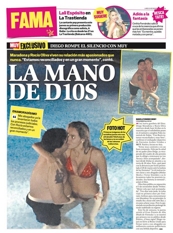 Maradona Capa Jornal Fama (Foto: Reprodução)