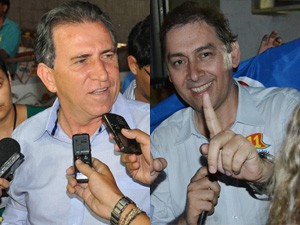 Alcides Bernal e Giroto se enfrentarão no 2º turno (Foto: G1 MS)