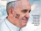 Revista gay escolhe Papa Francisco 'personalidade do ano' nos EUA