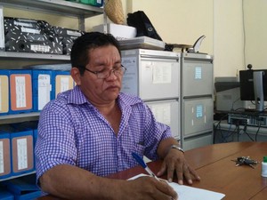 Professor e pesquisador da UFRR Celino Raposo (Foto: Jackson Félix/G1)