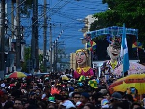 Carnaval luizense esteve em Pinda em 2014 (Foto: Fernando Noronha/Prefeitura de Pinda)