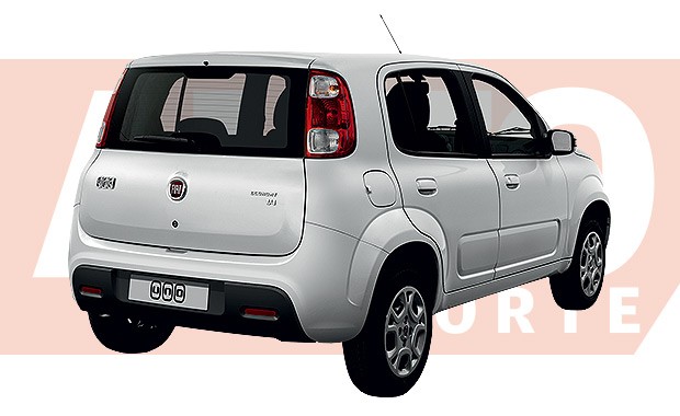 Novo Fiat Uno, que chega em outubro deste ano (Foto: João Kleber Amaral/Autoesporte)