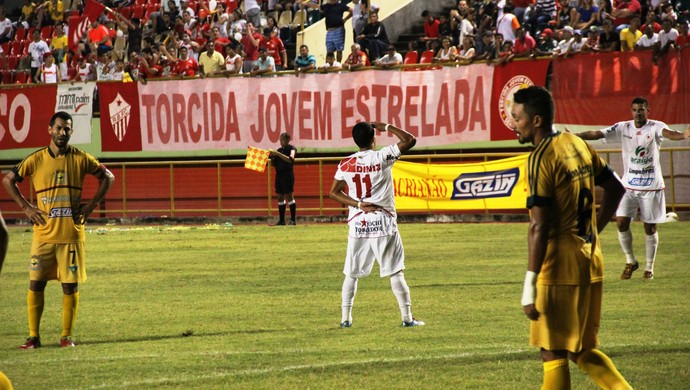 Jeferson gol Rio Branco final Acreano 2015 (Foto: Duaine Rodrigues)