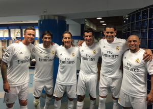 Raul Figo Roberto Carlos Real Madrid (Foto: Reprodução/Twitter)