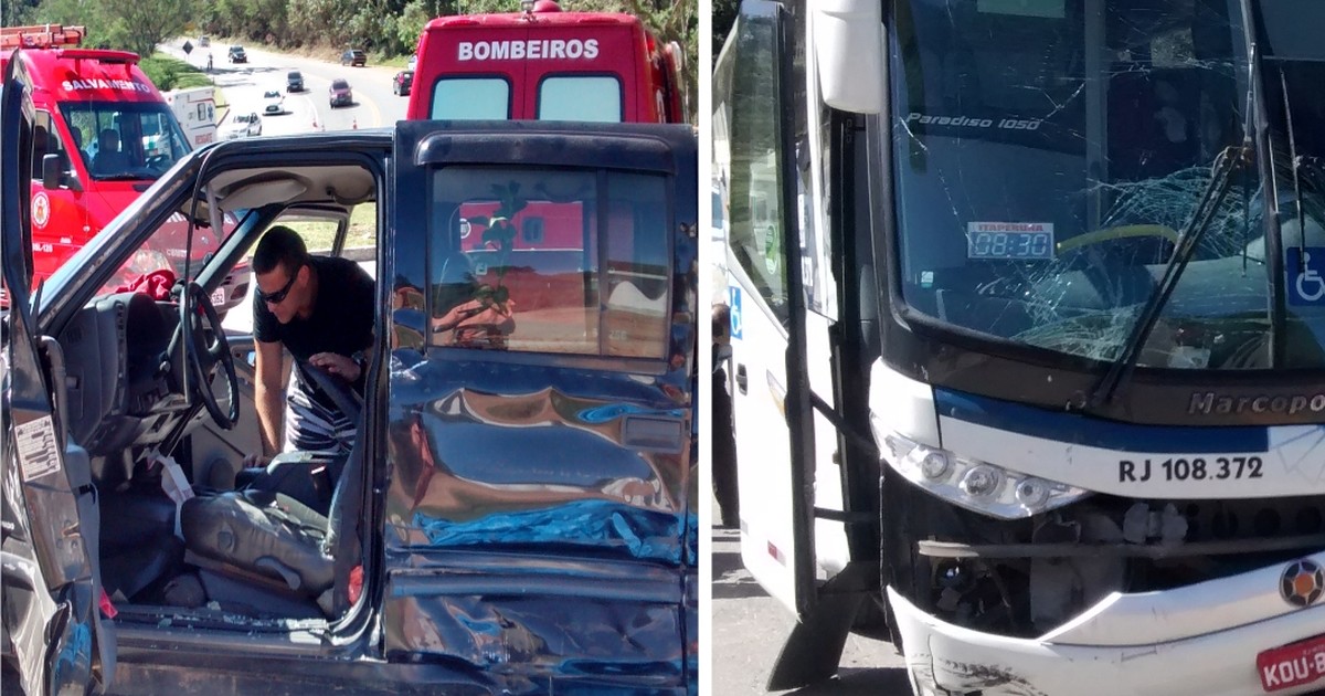 Motorista morre após batida com ônibus na BR-116, em Teresópolis ... - Globo.com