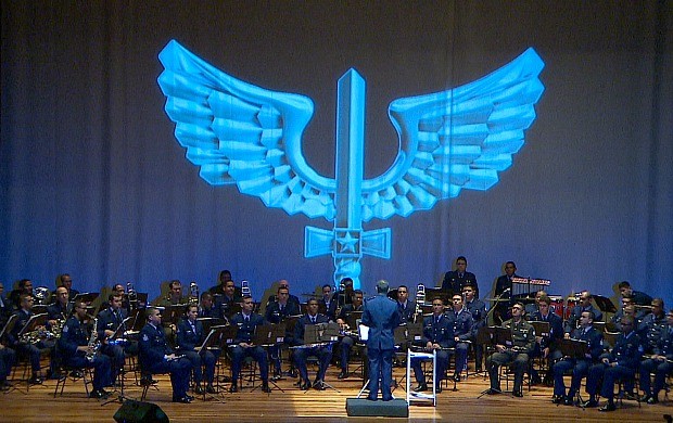 Base Aérea Brasileira comemora 32 anos com concerto, em Porto Velho (Foto: Bom Dia Amazônia)