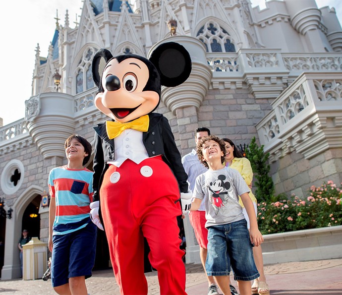 Seus filhos vão encontrar os personagens favoritos dos desenhos Disney  (Foto: Walt Disney World)