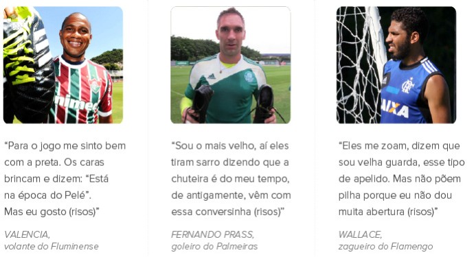 Info frases jogadores chuteiras pretas_04 (Foto: Infoesporte)