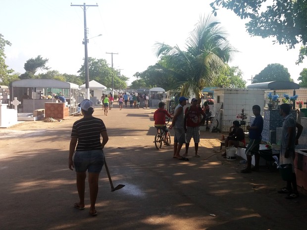 Cemitério, Dia dos Finados, Amapá, Macapá (Foto: Jorge Abreu/G1)