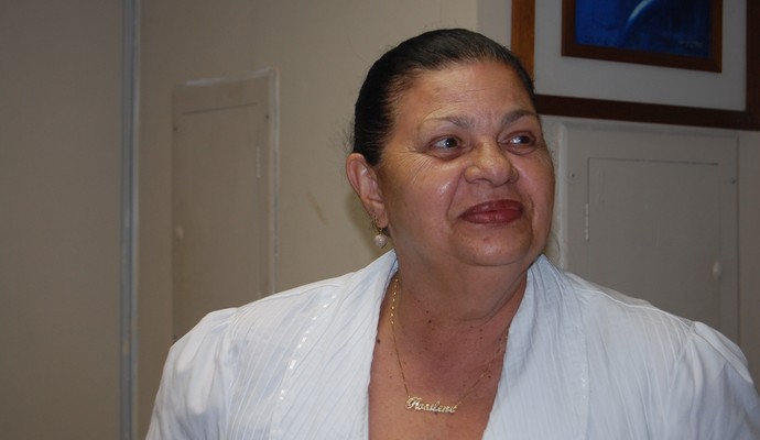 Rosilene Gomes, presidente da Federação Paraibana de Futebol (Foto: Renata Vasconcellos)