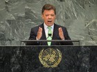 Presidente da Colômbia apresenta na ONU plano de paz com as Farc