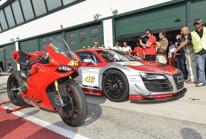 Ducati Panigale e Audi R8