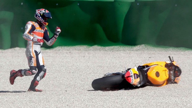 Marc Marquez Moto GP treino (Foto: Reuters)