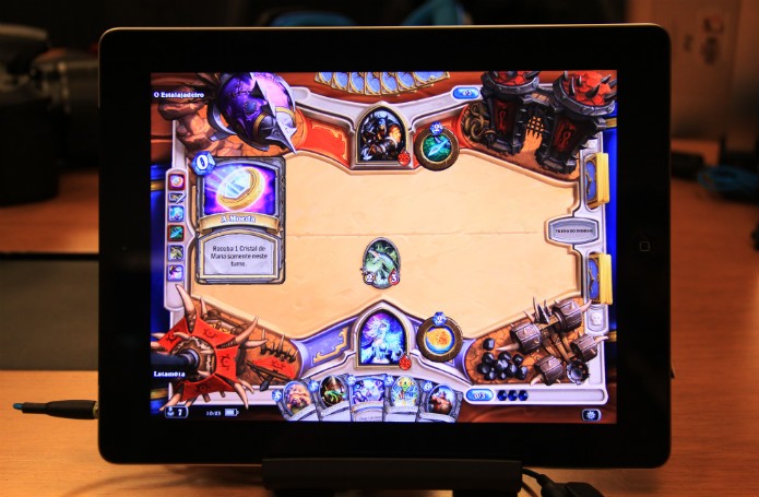 Os controles por toque caíram extremamente bem em Hearthstone. Chega a ser mais natural jogá-lo no tablet que no PC (Foto: TechTudo/Renato Bazan) (Foto: Os controles por toque caíram extremamente bem em Hearthstone. Chega a ser mais natural jogá-lo no tablet que no PC (Foto: TechTudo/Renato Bazan)) Os controles por toque caíram extremamente bem em Hearthstone. Chega a ser mais natural jogá-lo no tablet que no PC (Foto: TechTudo/Renato Bazan) (Foto: Os controles por toque caíram extremamente bem em Hearthstone. Chega a ser mais natural jogá-lo no tablet que no PC (Foto: TechTudo/Renato Bazan))