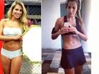Ex-BBB Adriana perde 10 quilos em quatro meses. Veja antes e depois