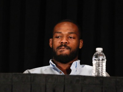 Jon Jones coletiva de imprensa UFC Las Vegas MMA (Foto: Evelyn Rodrigues)