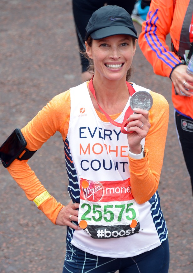 A supermodel (e maratonista) Christy Turlington (Foto: Getty Images)